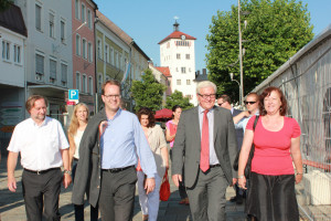 Frank-Walter Steinmeier in Traunstein