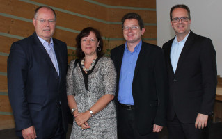 Peer Steinbrück, Dr. Bärbel Kofler, MdB, Roman Niederberger, Markus Rinderspacher, MdL