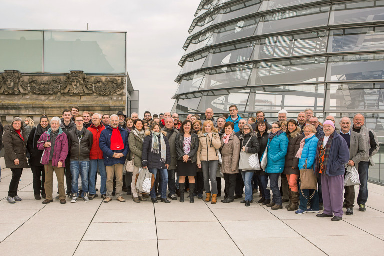 Reisegruppe in Berlin