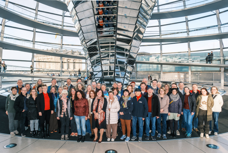 Besuchergruppe, Foto Oliver Mann/BPA