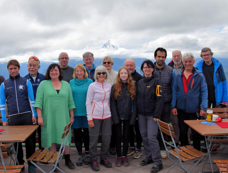 Links bergauf Kneifelspitze